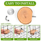 4PCS Natural Wood Round Bird Perch Platform for Cage - Parrot Perch Stand for Conures, Cockatiels, Budgies, Lovebirds, Parrotlets, Small Bird Cage Accessories