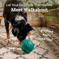 WOOF Walkabout - Enrichment Dog Toys Puzzle and Treat Dispenser - Adjustable Difficulty for Kibble and Treats - Durable Rubber - Easy to Clean - Large
