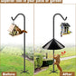 Garbuildman Squirrel Baffle for Bird Feeder Pole, Outside Pole Mount Bird House Guard for Outdoor Shepherd’s Hook, 19 Inch Diameter, 1 Pack
