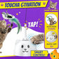 Interactive Cat Toys for Indoor Cats: Upgraded 360° Automatic Spin Flying Bird Feather Wand with Silicone Protected Rod Safe Play, Strong 8cm Suction Cup, USB-Rechargeable for Bored Kittens and Adult