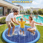 Raxurt Non-Slip Splash Pad for Kids and Dog, 67'' Splash Pad Thicken 0.58mm for Kids Ages 4-8 Toddler Baby Splash Sprinkler Pad Dog Pool Summer