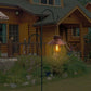 MIPON 78 Inch Double Shepherds Hooks for Outdoor Bird Feeder,Hanging Plants,Solar Light,Adjustable 78/62/46/30 Inch,3/4 Inch Width Garden Shepards Hook
