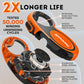 Retractable Dog Leash 16.4 ft – 360° Tangle-Free Design – Heavy Duty Reflective Leash – Soft Anti-Slip Grip Outdoor Daily for Small Medium Dogs up to