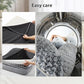 Orthopedic Dog Beds for Large Dogs,Waterproof Dog Bed, Egg Crate Foam Bed for Large Dogs, Big Pet Bed with Washable Removable Waterproof Pillow Cover and Anti-Slip Bottom, Grey