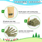 25pcs Rabbit Timothy Hay Toy for Bunny Small Animal Treats Natural Grass Stick Chew Toys Snacks Molar Teeth Grinding for Guinea Pigs Chinchillas Hamsters