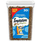 Temptations Cat Treats MixUps Surfer's Delight, Tuna, Shrimp, Salmon Flavor, Crunchy and Soft Cat Treats, 30 oz. Tub
