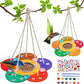 Gooidea Kids Arts and Crafts Bird Feeders for Outside, 2-Pack DIY Wooden Paint Kits Spring Outdoor Toys Holiday Crafts for Boys & Girls Age 3-5 4-8 8-12