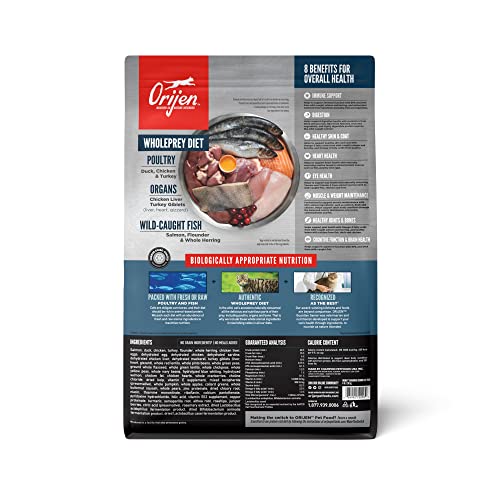 ORIJEN Guardian Senior Grain Free High Protein Premium Dry Cat Food 4lb Bag