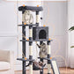 Yaheetech Large Multi-Level Cat Tree, 63 Inches Tall with Sisal-Covered Scratching Posts, Condo, Hammock, Dangling Ball, and Extended Platform for Cats to Play and Sleep