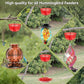 Ant Moat for Hummingbird Feeders, 6 OZ Ant Guard with Large Capacity, Against Ants Hummingbird Feeder Accessory Hooks with Brushes, 2 Pack