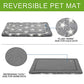 EMPSIGN Dog Crate Pad - Reversible Kennel Mat (Cool & Warm), Machine Washable, Cozy Star Pattern Sleeping Pad for Small Medium Large Dogs, All-Season Pet Bed, Suitable for 30"x20" Dog Crate, Grey