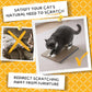Hide & Scratch Cat Scratcher Pad – 4 Pack | Double-Sided Cardboard Refills for Our Scratching Box | Reversible Corrugated Board for Indoor Cats | Toy Mat for Kitten Claw Play & Furniture Protection