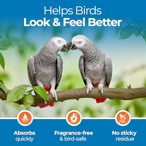 Aloe Vera Bird Spray for All Birds – Soothes Itchy Skin & Feather Plucking – 8oz Odor-Free Mist, Safe if Ingested, Daily Use Bird Mist, Softens Feathers, Natural Formula – Made in USA by UnRuffledRx™