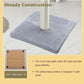 Dimaka 29" Height Tall Cat Scratching Post, Claw Scratcher with Sisal Rope and Covered with Soft Smooth Plush, Vertical Scratch [Full Strectch] for Standard Size Cats(Grey, 29 inches for All Cats)