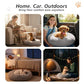 JOLLYVOGUE Small Dog & Cat Beds for Indoor Cats - 20 inches Calming Donut Dog Bed for Kittens & Puppies, Washable Round Fluffy Plush Faux Fur Pet Beds (Smoke Grey)