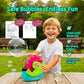 Bubble Machine for Toddlers Kids & Pets, with 8oz Safe Solution, Extra Large & Bubbles in Bubble Maker, Children & Pets Dog Toys Gift, Indoor/Outdoor Birthday Wedding Party Bubble Blower