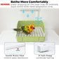 Automatic Parakeet Bird Bath with Pump, Large Bird Shower Fountain Indoor Bathtub with Running Water, Parrot Bath Tub Faucet for Pet Birds, African Grey, Cockatiel, Conure, Budgie, Lovebird