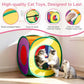 Retro Shaw 33 Pack Cat Toys for Indoor Cats, Collapsible Kitty Tunnel Tent with Feather Teaser Wand, Springs Balls Bell Mouse Interactive Kitten