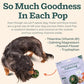 WOOF Pupsicle Refill Pops for Calming - Long-Lasting Refills for The Pupsicle Toy to Promote Calm - Calming Dog Treats - Magnesium for Dogs- Large