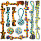 Speedy Panther 9 Pack Large Dog Rope Toys for Aggressive Chewers, 5 Knots Indestructible Chew Toy Kit for Medium Large Dogs, Puppy Teething Tug Toy