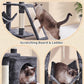 Yaheetech Large Multi-Level Cat Tree, 63 Inches Tall with Sisal-Covered Scratching Posts, Condo, Hammock, Dangling Ball, and Extended Platform for Cats to Play and Sleep