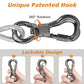 XiaZ Dog Tie Out Cable, Heavy Duty Dog Chains for Outside with Lockable Hook, Pet Runner Cable Leads for Yard, Dogs Line Tether for Small Medium