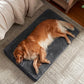 JOEJOY XL Dog Beds Large Sized Dog, Orthopedic Big Dogs Crate Bed with Washable Removable Cover, Extra Thick Egg Memory Foam Pet Beds, Grey, 41"x27"