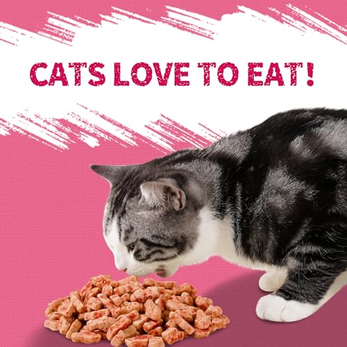Just Try 13.4 OZ Urinary Tract Health Cat Treats for Indoor Cats, Cranberry & D-Mannose for Kidney Bladder and UT Support, Health Cat Supplement Crunchy Chews
