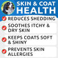 BARK&SPARK Omega 3 for Dogs - 180 Fish Oil Treats for Dog Shedding, Skin Allergy Chews, Itch Relief, Hot Spots Treatment - Joint Health - Skin and Coat Supplement - EPA & DHA Fatty Acids - Salmon Oil