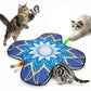 Interactive Cat Toy for Indoor Cats, Touch Activated Automatic Electronic Cat Toy with Sound On/Off, Dual Wands, Non-Slip Suction Cups, Rechargeable
