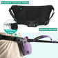 PetAmi Premium Hands Free Dog Leash for 2 Dogs, Adjustable Waist Belt Leash for Dog Walking, Fanny Pack Accessories Bag Dual Bungee Leash for