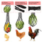 8PCS Chicken Toys for Coop Accessories, Chicken Swing, Xylophone, Mirror, Vegetable Hanging Feeder, Fruit Rack for Poultry Rooster Large Bird Parrot Lovers’ Entertainment Gift