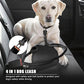 Raipult Tactical Dog Leash Heavy Duty, 4-6FT Shock Absorbing Bungee Leash with Quick Release Clip& 2 Handles, No Pull Waking Lead with Car Seatbelt