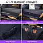 TKYZ Large Dog Car Seat,Back Seat Extender for Dogs,Waterproof Medium Dog Seat Cover for Backseat, Pet Bed for Car Hammock(Black-L)