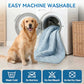 Dog Cooling Mat Q-MAX>0.5 Self-Cooling Mat for Dogs Crate Pad for Dogr, 2-in-1 Long-Lasting Cool Mats and Soft Kennel Pad for Dogs, Easy Washable Mat