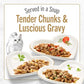 Purina Fancy Feast Gourmet Wet Cat Food Variety Pack, Petites Gravy Collection, break-apart tubs, 48 servings - (Pack of 24) 2.8 oz. Tubs