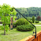 MIXXIDEA 2 Pack Heavy Duty Extensible Adjustable Deck Hooks for Hanging Bird Feeders, Plants, Suet Baskets, Wind Chimes, Lanterns