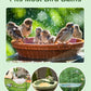 Bird Bath Purification Disk Pure Copper Outside Winter Solar Power Birdbath Heater Deicer Cage Hanging Bowl Metal Warmer Deck Railing Glass Concrete Ceramic Stone Stand Outdoor Fountain Station