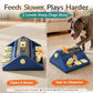 KADTC Dog Puzzle Toy, Large Size, 2 Levels of Challenge, Paw-Activated Rolling Treat Dispenser, Slow Feeder & Mental Stimulation for Small/Medium Dogs Enrichment Toys