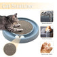 Interactive Cat Ball Track Toy for Indoor Cats, Cat Scratching Board & Exercise Set for Bored Indoor Adult and Kitten Mental & Physical Stimulation, with Spare Ball to Prevent Loss (Grey)