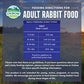 Oxbow Animal Health Organic Bounty Adult Rabbit Food - All Natural Rabbit Pellets - 3 lb.