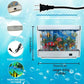 Fake Fish Tank Lamp - Moving Aquarium Night Light with Virtual Ocean Effect, 80s Retro Design for Adult Relaxation, Artificial Aquarium Decorative Lamp for Kids' Room and Cat Owners(US Plug)