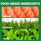 Just Try Cat Treats for Indoor Cats Hairball Control Natural Salmon Healthy Cat Grass Treats Kitten Snacks Training Biscuits Catnip for Cats Dental Care 13.4 OZ