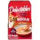 Delectables Lickable Treat Bisque Non-Seafood Wet Cat Treat with Real Chicken, Food Topper, Hydrating, Grain-Free, No Fillers, By-Products, Added Preservatives, 1.4oz Pouch, 12ct