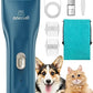oneisall Pet Clipper for Cat Matted Hair, Pet Shaver for Cats Quiet Pet Clippers Waterproof Cordless Cat Clippers for Matted Long Hair with Storage Bag (Green)