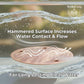 Bird Bath Copper Disk & Maintenance Set, 2 Hammered Style 0.8mm, 99.9% Pure Copper Plate, Rustic Birdbath Accessories for Bowl and Fountain, Supports Easy Maintenance, Safe for Birds