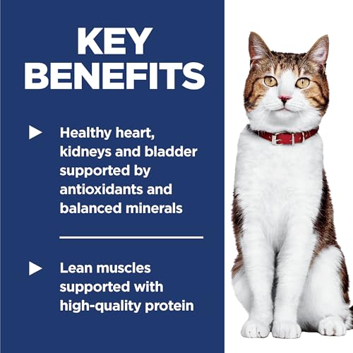 Hill's Science Diet Adult 7+, Senior Adult 7+ Premium Nutrition, Dry Cat Food, Chicken Recipe, 7 lb Bag