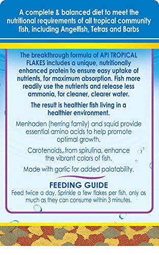 API TROPICAL FLAKES Fish Food 5.7-Ounce Container