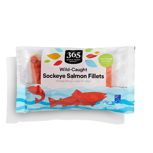 365 by Whole Foods Market Sockeye Salmon Fillets, 10 OZ