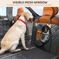 PROZAR Dog Car Seat Cover for Back Seat, Hard Bottom Back Seat Extender for Dog, Back Seat Pet Cover for Dogs - Supports 400lbs, Waterproof Heavy Duty Scratch Dog Hammock for Car SUV and Small Truck
